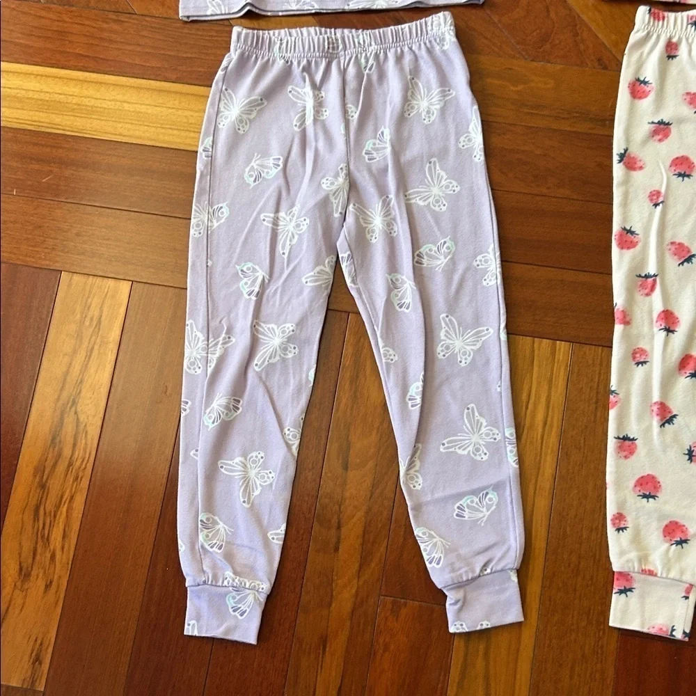 Falls Creek Kids Pajama Set - Lavender and Cream